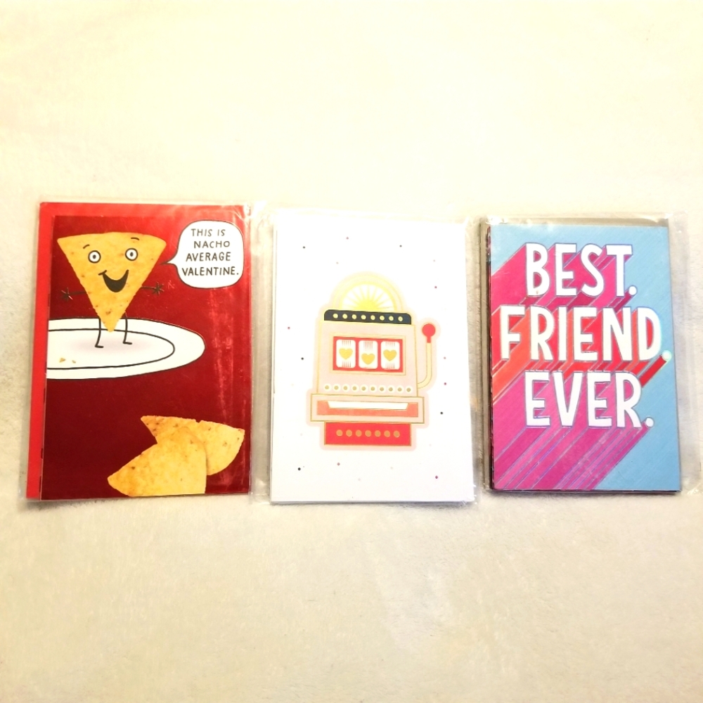 Hallmark New Assorted Valentine's Day Cards Lot of 8 New Different Cards‎